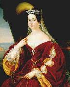 Frances Hudson Storrs Portrait of Maria Theresa of Austria Teschen oil painting on canvas